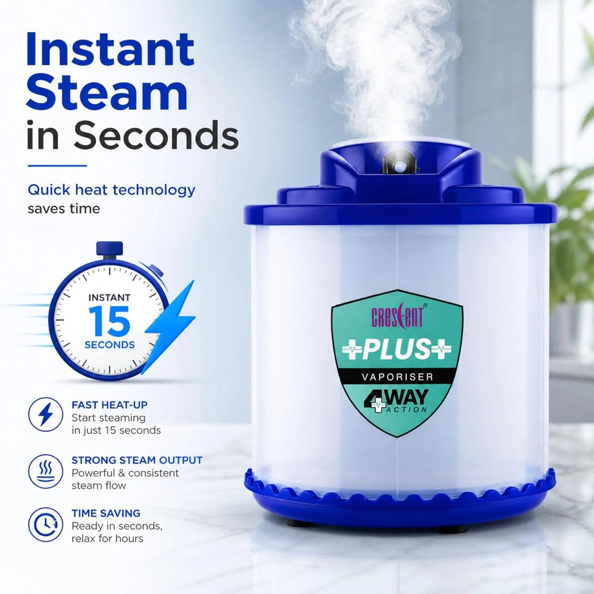 Crescent Facial Steamer Vaporizer